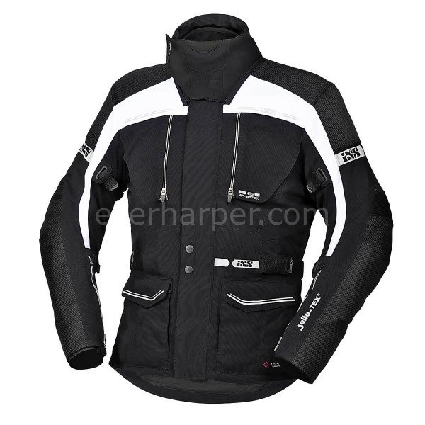 TOUR JACKET TRAVELLER-ST BLACK-WHITE