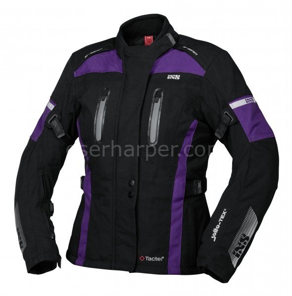 TOUR WOMEN`S JACKET PACORA-ST BLACK-VIOLET