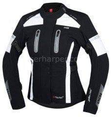 TOUR WOMEN`S JACKET PACORA-ST BLACK-WHITE