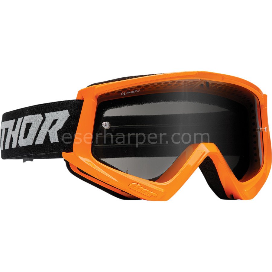 COMBAT RACER SAND FLO ORANGE BLACK GOGGLE