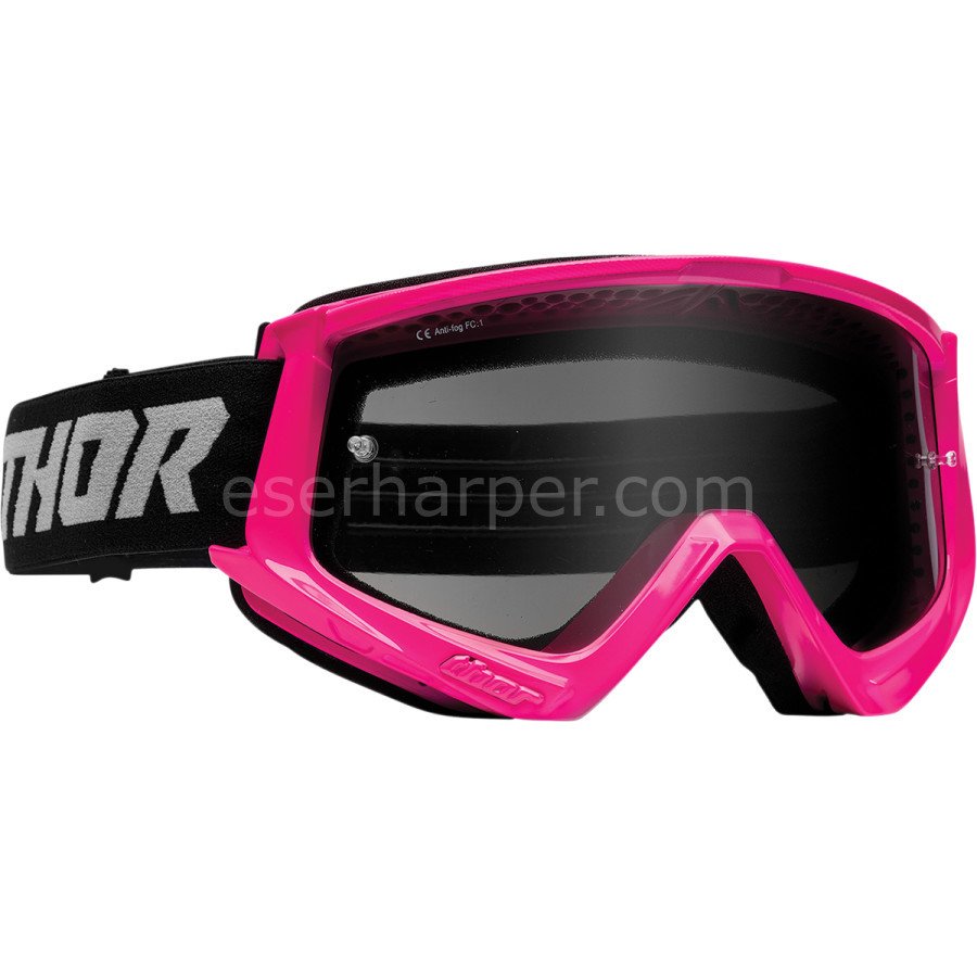 COMBAT RACER SAND FLO PINK GRAY GOGGLE