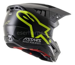 Supertech M5 Comps MX Helmet Fluorescent Yellow, Matte, Black