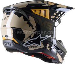 Supertech M5 Rover MX Helmet Black, Green, Yellow