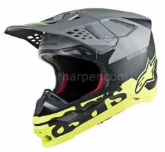 Supertech M8 Radium MX Helmet Fluorescent Yellow, Matte, Gray, Black