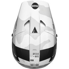 REFLEX CAST BLACK WHITE HELMET