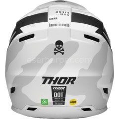 REFLEX CAST BLACK WHITE HELMET