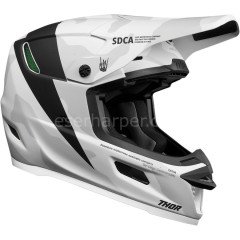 REFLEX CAST BLACK WHITE HELMET