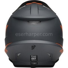 SECTOR CHEV CHARCOAL ORANGE HELMET