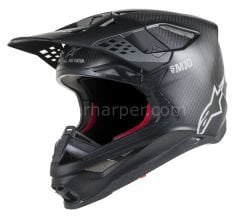 Suptertech M10 Solid MX Helmet Carbon