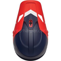 SECTOR CHEV RED NAVY HELMET