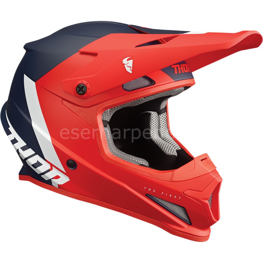 SECTOR CHEV RED NAVY HELMET