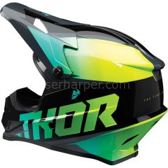 SECTOR FADER ACID TEAL HELMET