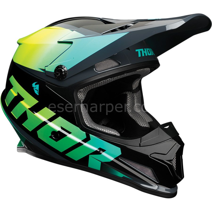 SECTOR FADER ACID TEAL HELMET