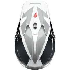 SECTOR FADER BLACK WHITE HELMET