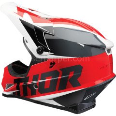 SECTOR FADER RED BLACK HELMET