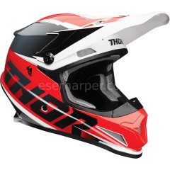 SECTOR FADER RED BLACK HELMET