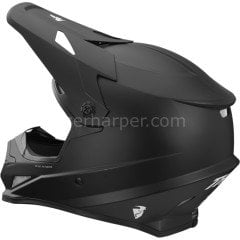 SECTOR SOLID BLACK HELMET