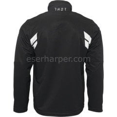 WARM UP JACKET BLACK WHITE