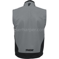 WARM UP VEST GRAY BLACK