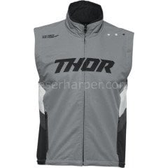 WARM UP VEST GRAY BLACK