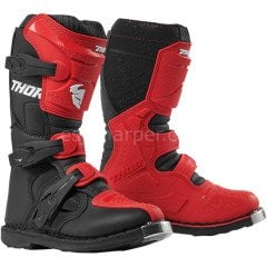 YOUTH BLITZ XP RED BLACK BOOT