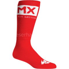 YOUTH MX RED WHITE SOCKS