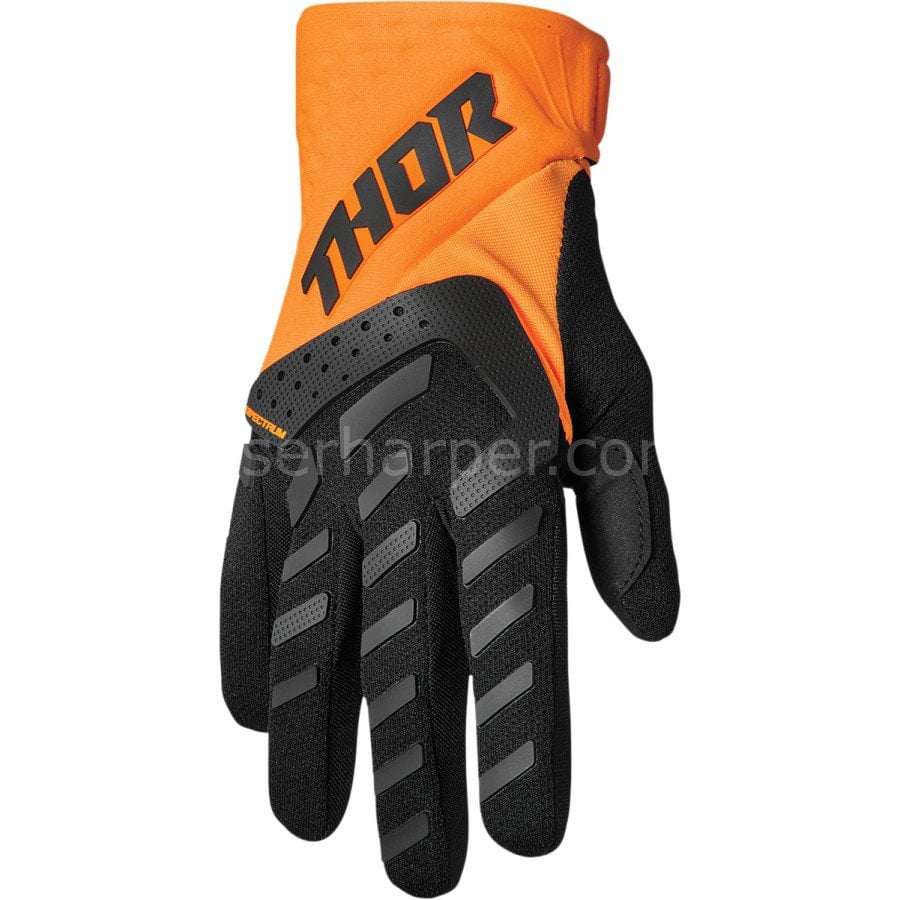 YOUTH SPECTRUM FLO ORANGE BLACK GLOVE