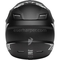YOUTH SECTOR CHEV GRAY BLACK HELMET