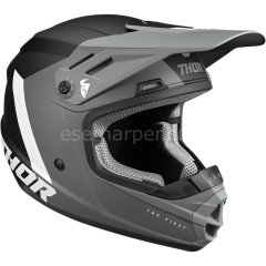 YOUTH SECTOR CHEV GRAY BLACK HELMET