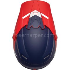 YOUTH SECTOR CHEV RED NAVY HELMET
