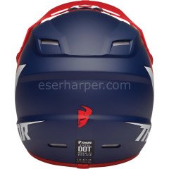 YOUTH SECTOR CHEV RED NAVY HELMET