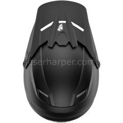 YOUTH SECTOR SOLID BLACK HELMET