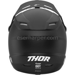 YOUTH SECTOR SOLID BLACK HELMET