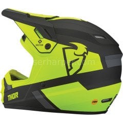 YOUTH SECTOR SPLIT ACID BLACK MIPS HELMET