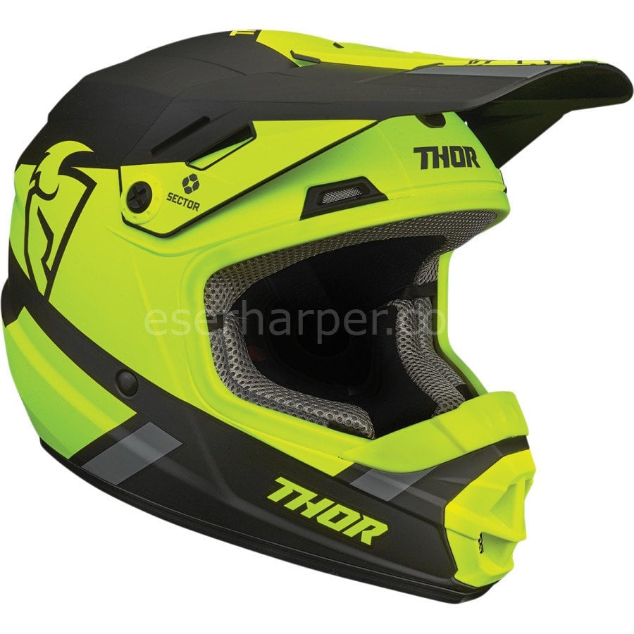 YOUTH SECTOR SPLIT ACID BLACK MIPS HELMET
