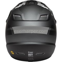 YOUTH SECTOR SPLIT CHARCOAL BLACK MIPS HELMET