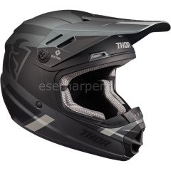 YOUTH SECTOR SPLIT CHARCOAL BLACK MIPS HELMET