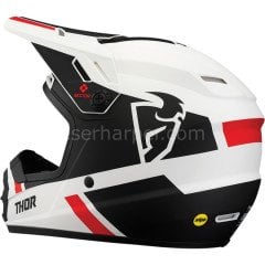 YOUTH SECTOR SPLIT WHITE BLACK MIPS HELMET