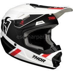 YOUTH SECTOR SPLIT WHITE BLACK MIPS HELMET