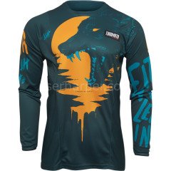 YOUTH PULSE COUNTING SHEEP TEAL TANGERINE JERSEY