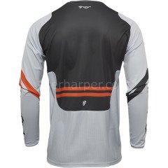 YOUTH PULSE CUBE LIGHT GRAY RED ORANGE JERSEY
