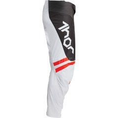 YOUTH PULSE CUBE LIGHT GRAY RED ORANGE PANT