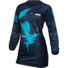 WOMEN'S PULSE COUNTING SHEEP MIDNIGHT AQUA JERSEY