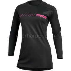 WOMEN'S SECTOR MINIMAL BLACK FLO PINK JERSEY