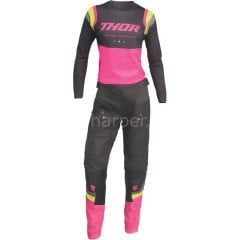 WOMEN'S PULSE REV CHARCOAL FLO PINK