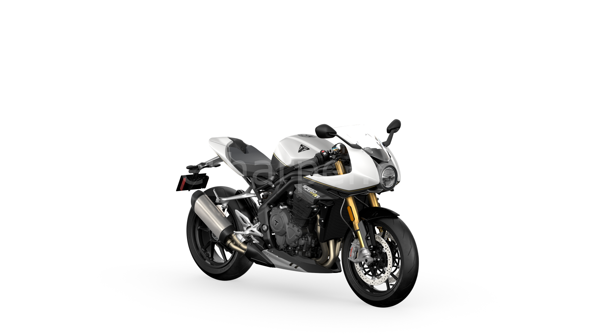 Speed Triple 1200 RR Cyrstal White Storm Grey