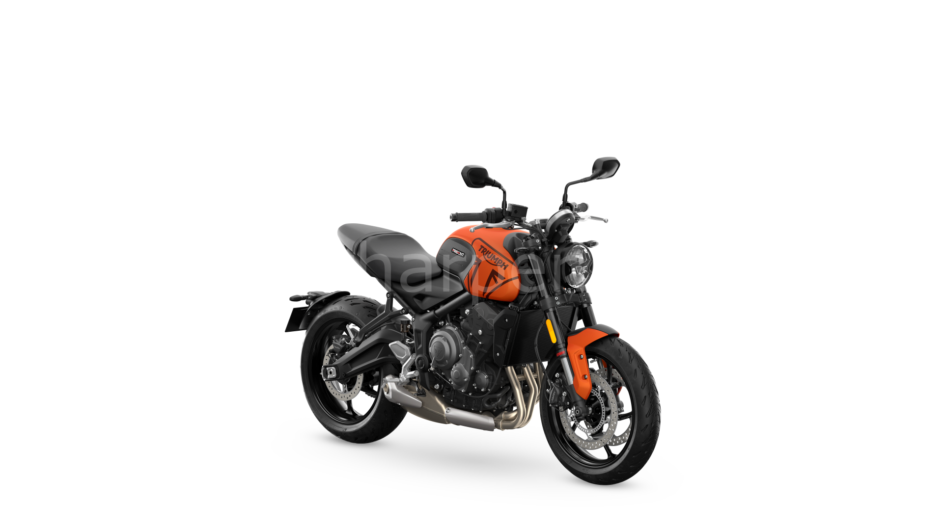 Trident 660 Matt Baja Orange/Matt Storm Grey
