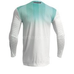 PRIME TECH WHITE TEAL JERSEY