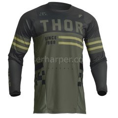 PULSE COMBAT ARMY BLACK JERSEY