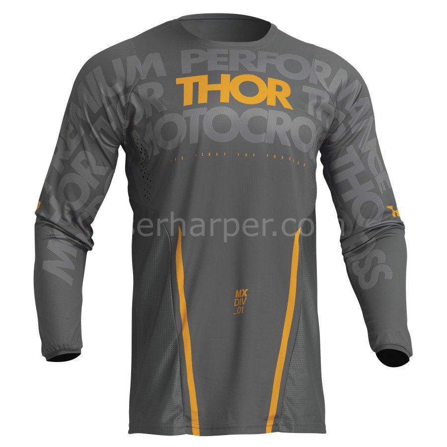 PULSE MONO DARK GRAY YELLOW JERSEY